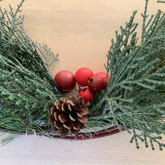 Wondershop Double Metal Hoop with Greenery Wreath - Picture 5 of 8